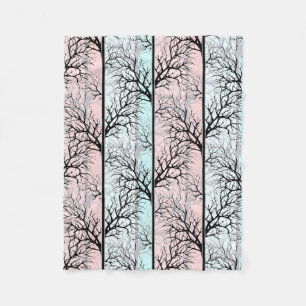 Couverture Polaire Abstraits, arbres