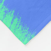 Couverture Polaire Abstraits traits de brosse (Coin)