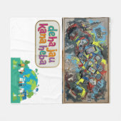 Couverture Polaire Absurd image Like abstract (Devant (Horizontal))