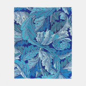 Couverture Polaire Acanthus Blue, William Morris (Devant)