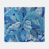 Couverture Polaire Acanthus Blue, William Morris (Devant (Horizontal))