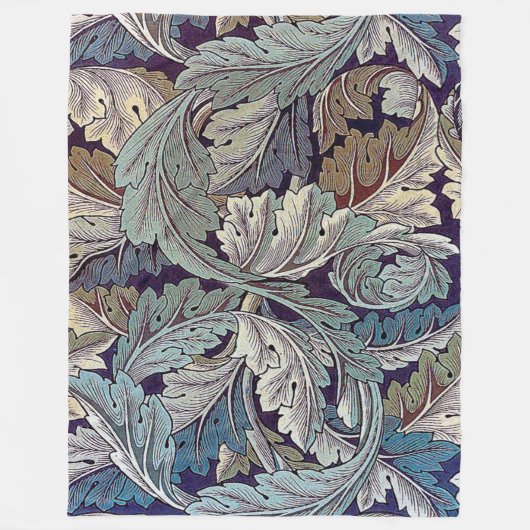 Couverture Polaire Acanthus, William Morris (Devant)