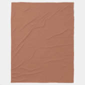 Couverture Polaire Accent de Fleece Terracotta Boho (Devant)
