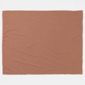 Couverture Polaire Accent de Fleece Terracotta Boho (Devant (Horizontal))