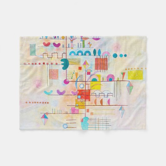 Couverture Polaire Accent Doux, Wassily Kandinsky (Devant (Horizontal))