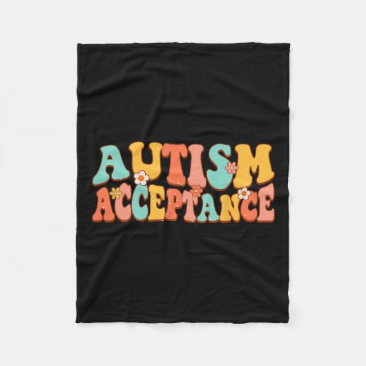 Couverture Polaire Acceptation de la sensibilisation sur l'autisme Su (Devant)