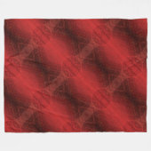 Couverture Polaire Acceptation | Médaillons de méditation rouge (Devant (Horizontal))