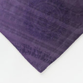 Couverture Polaire Acceptation | Médaillons de méditation violette (Coin)