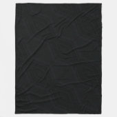 Couverture Polaire Acceptation | Texture de saumon noir (Devant)