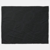 Couverture Polaire Acceptation | Texture de saumon noir (Devant (Horizontal))