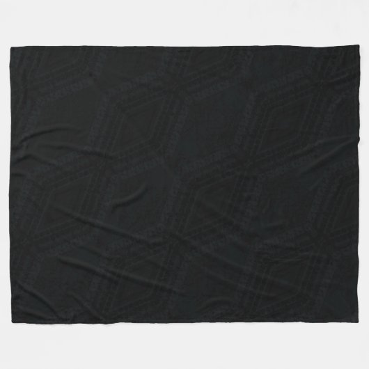 Couverture Polaire Acceptation | Texture de saumon noir (Devant (Horizontal))