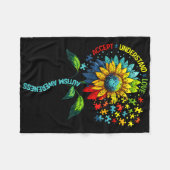 Couverture Polaire Accepter Comprendre l'amour Sensibilisation sur l' (Devant (Horizontal))