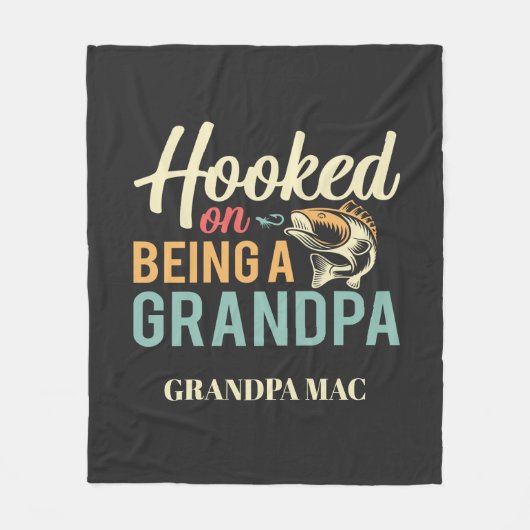 Couverture Polaire Accompagné sur grand-père (Devant)