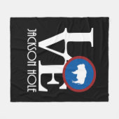 Couverture Polaire ACCUEIL Jackson Hole Wyoming (Devant (Horizontal))