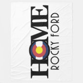 Couverture Polaire ACCUEIL Rocky Ford Colorado (Devant)
