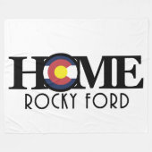 Couverture Polaire ACCUEIL Rocky Ford Colorado (Devant (Horizontal))