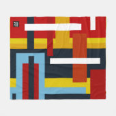 Couverture Polaire Accueil & Vie, Blanches Fleece & Sherpa (Devant (Horizontal))