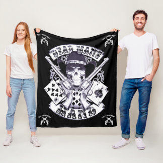 Couverture Polaire Aces and Eights Dead Man's Hand Cowboy Crull