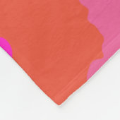 Couverture Polaire Acid Vivid Digital Psychedelic Bright Background.  (Coin)