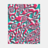 Couverture Polaire Acide Psychédélique Arrière - plan sans Seamless F (Devant)