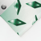 Couverture Polaire Acier nommé personnalisé de diamant de vert de (Coin)