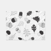 Couverture Polaire Acorns et feuille (Devant (Horizontal))