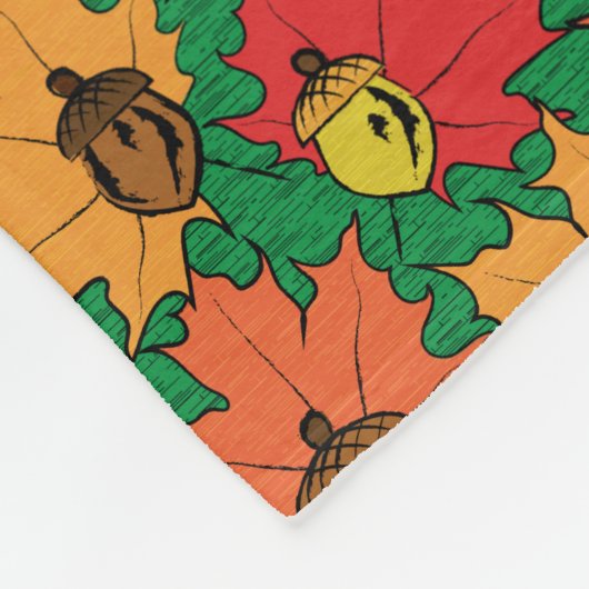 Couverture Polaire Acorns et feuille VI (Coin)