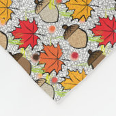 Couverture Polaire Acorns et feuilles VII (Coin)
