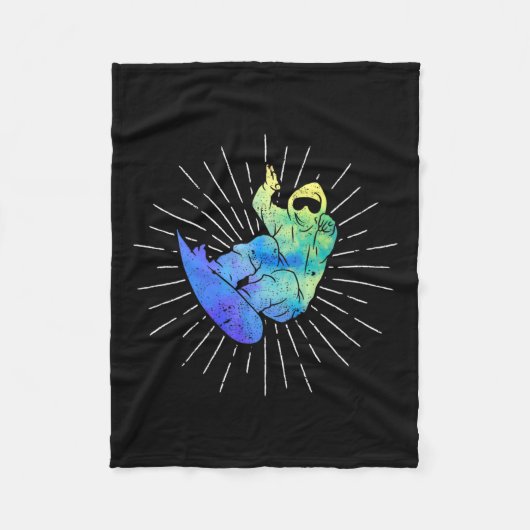 Couverture Polaire Activité extérieure Snowboard Hiver Snowboard Prem (Devant)