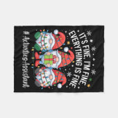 Couverture Polaire Activities Istant Gnome Everything Is Fine Christm (Devant (Horizontal))