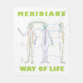 Couverture polaire Acupuncture Way of Life (Devant)