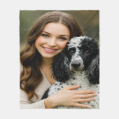 Couverture Polaire Add Poddle Photo Personalize Customize (Devant)