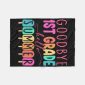 Couverture Polaire Adieu 1ère année Bonjour Été Première année (Devant (Horizontal))