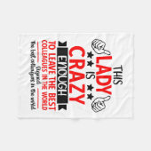 Couverture Polaire Adieu Collègue de Travail qui Part, Collègue qui S (Devant (Horizontal))