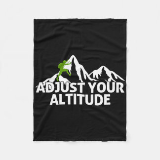 Couverture Polaire Adjust Your Altitude Rock Climbing Adventure