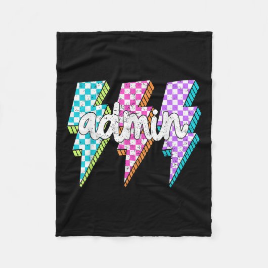 Couverture Polaire Admin Squad Lightning Bolt School Istal Principal (Devant)