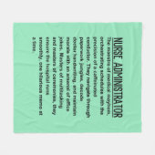 Couverture Polaire Administrateur infirmier (Devant (Horizontal))