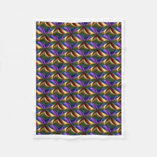 Couverture Polaire ADOM Abstract Metallic Pattern Blanket (Devant)