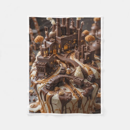 Couverture Polaire ADOM Chocolate Factory Fantasy Blanket (Devant)