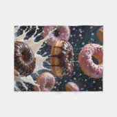 Couverture Polaire ADOM Floating Donuts Milk Splash Blanket (Devant (Horizontal))