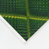 Couverture Polaire ADOM Quilted Green Texture Throw Blanket (Coin)