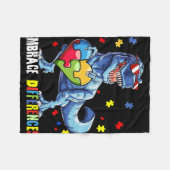 Couverture Polaire Adopter les différences Spectre Asd Dinosaure Auti (Devant (Horizontal))