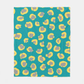 Couverture Polaire Adorable Cheetah tigre mignon motif toison couvert (Devant)