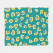 Couverture Polaire Adorable Cheetah tigre mignon motif toison couvert (Devant (Horizontal))
