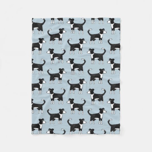 Couverture Polaire Adorable Gallois frontière Collie Cheep Chien Moti (Devant)