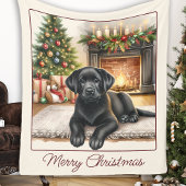 Couverture Polaire Adorable Labrador Retriever Chien Chien Chien Chie
