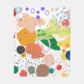 Couverture Polaire Adorable motif abstrait mignon chic toison couvert (Devant)