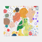 Couverture Polaire Adorable motif abstrait mignon chic toison couvert (Devant (Horizontal))