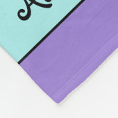 Couverture Polaire Adorable nièce ladybugs amour coeur violet vert (Coin)