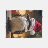 Couverture Polaire adorable Noël Kookaburra, (Devant (Horizontal))
